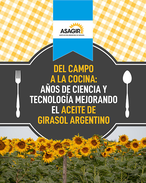Del Campo a la Cocina: Aos de Ciencia y Tecnologa mejorando el Aceite de Girasol Argentino
